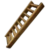 Escalera de mano de madera