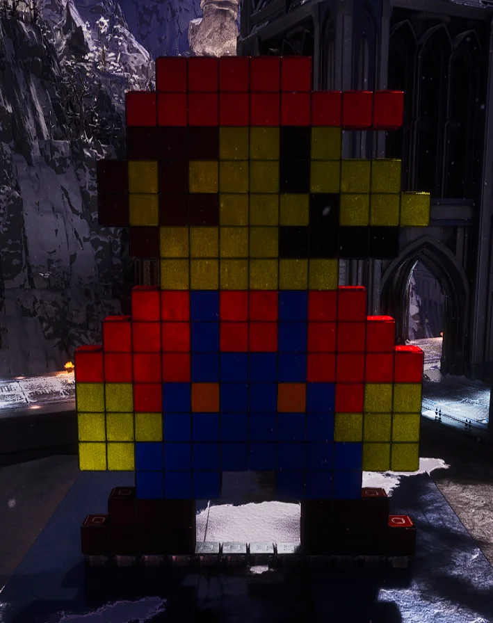 Super Mario Bross 12x32 view 1