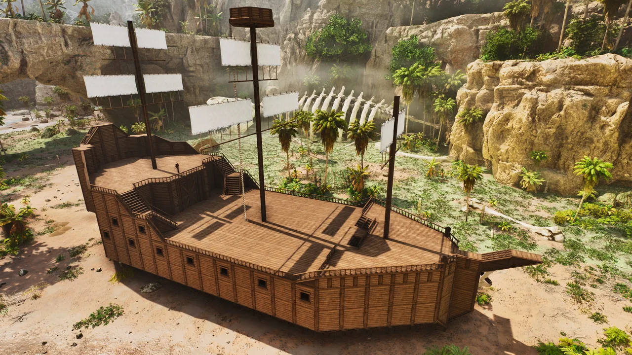mystic's pirate ship view 1