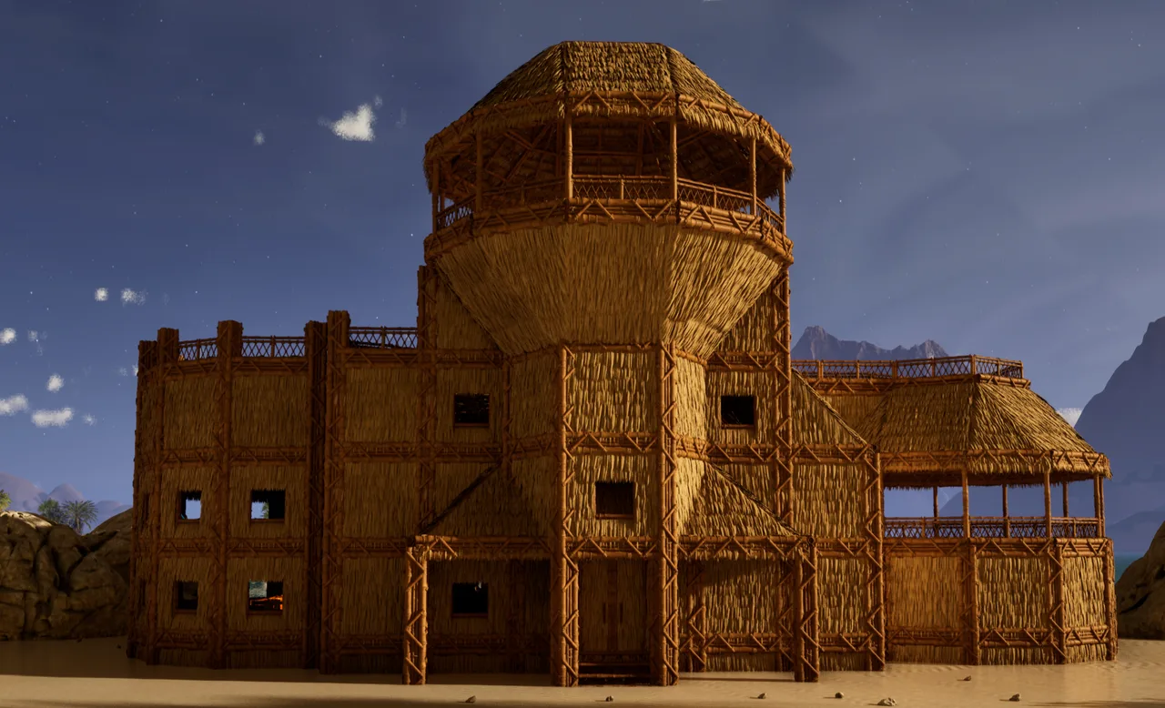 Coastal Citadel (Vanilla Thatch) view 1