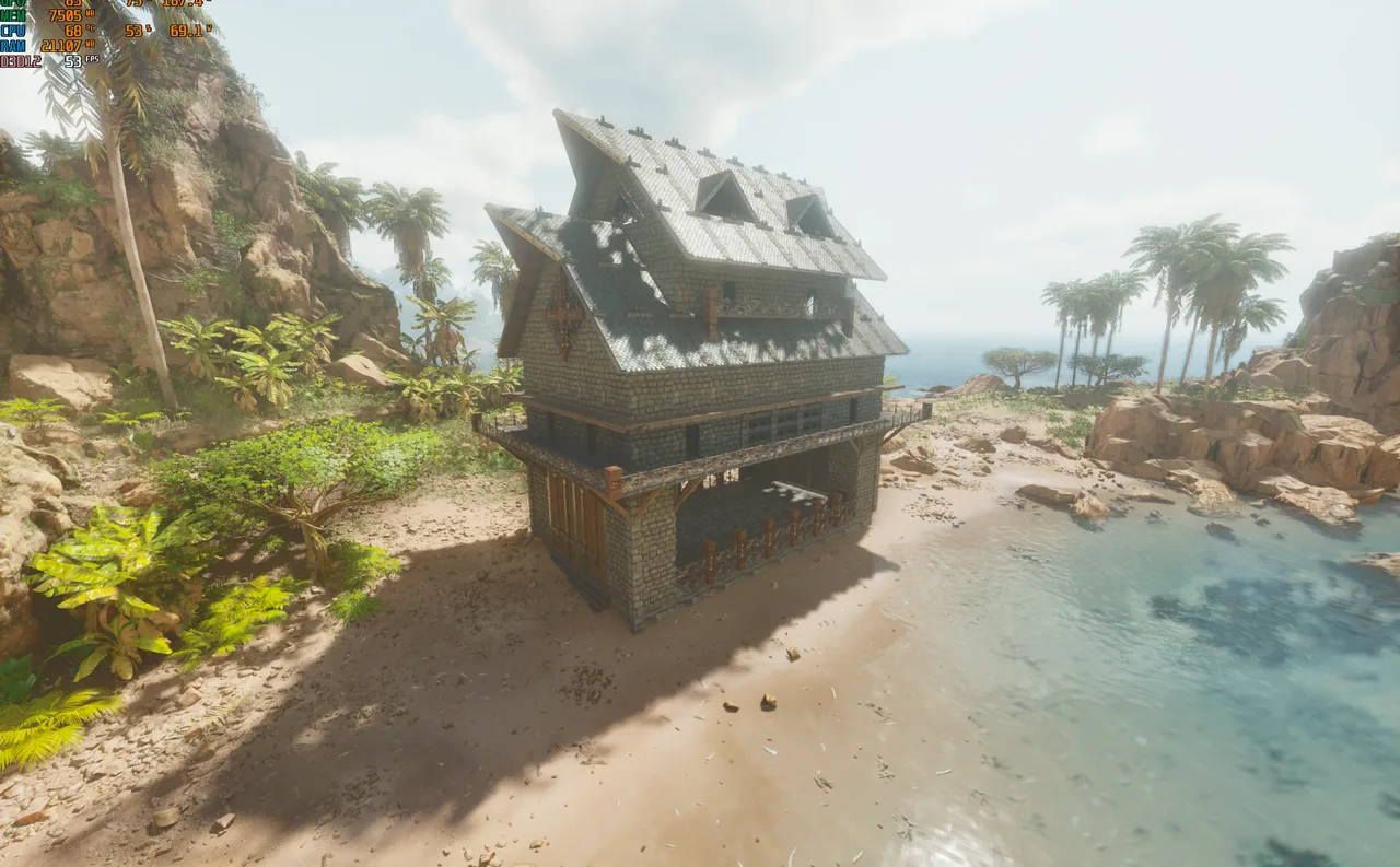 Three-story base (3x9) view 1
