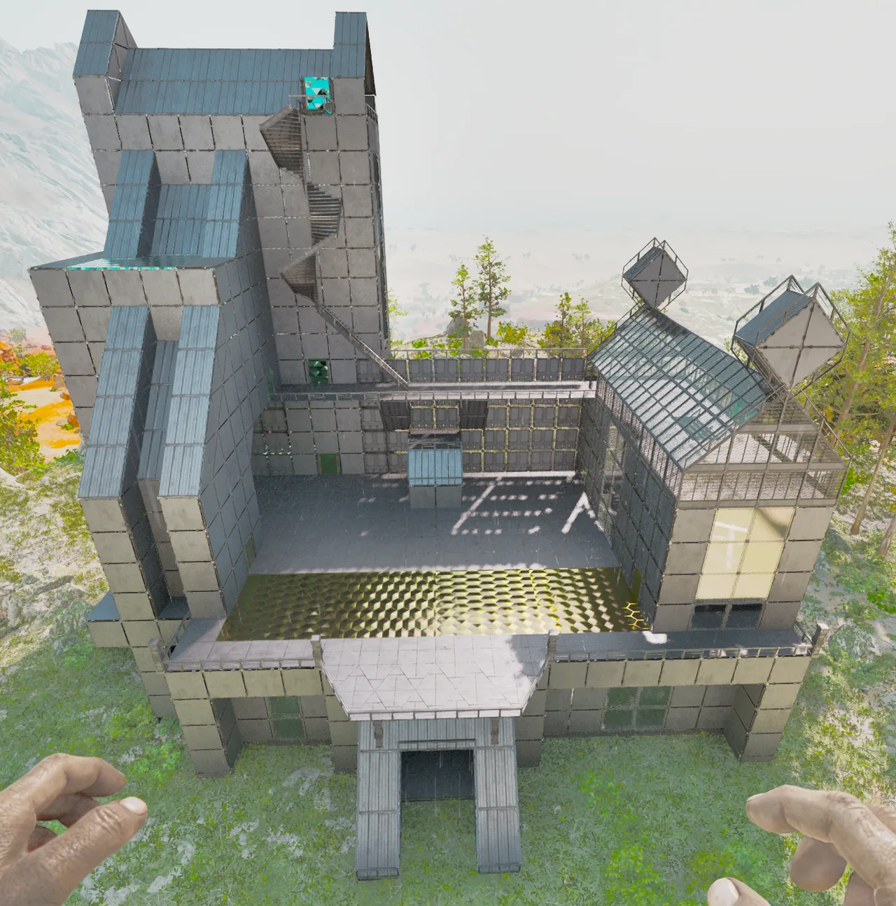 Craftingstation/greenhouse/Dedifloor/Rasing view 1
