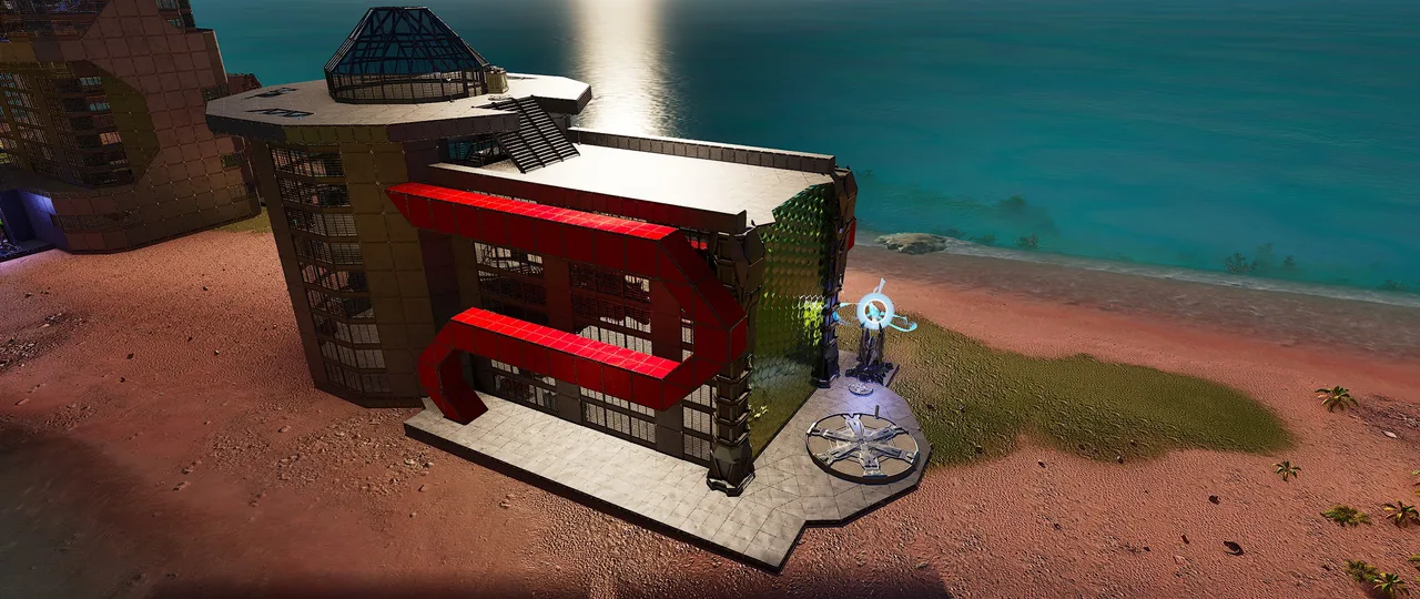 SMALL RED LINE BASE view 1