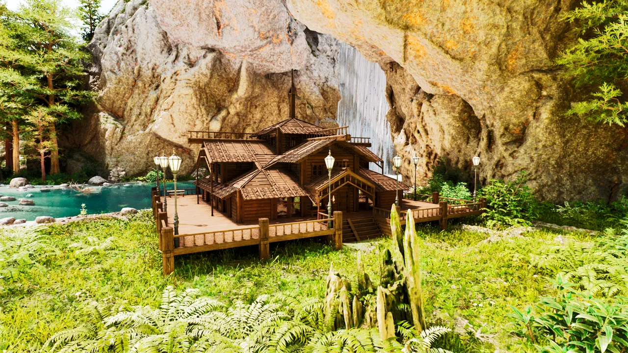 Wooden House Ver1 view 1