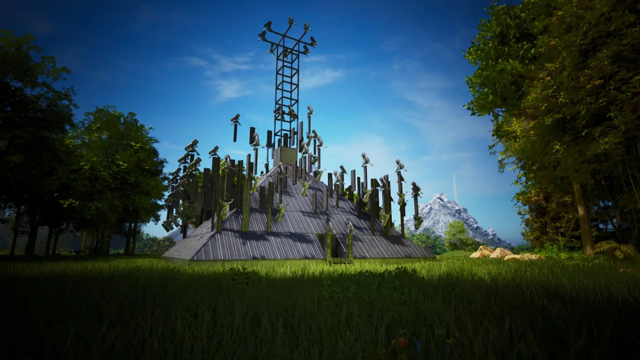 Pyramid Bunker Base view 1
