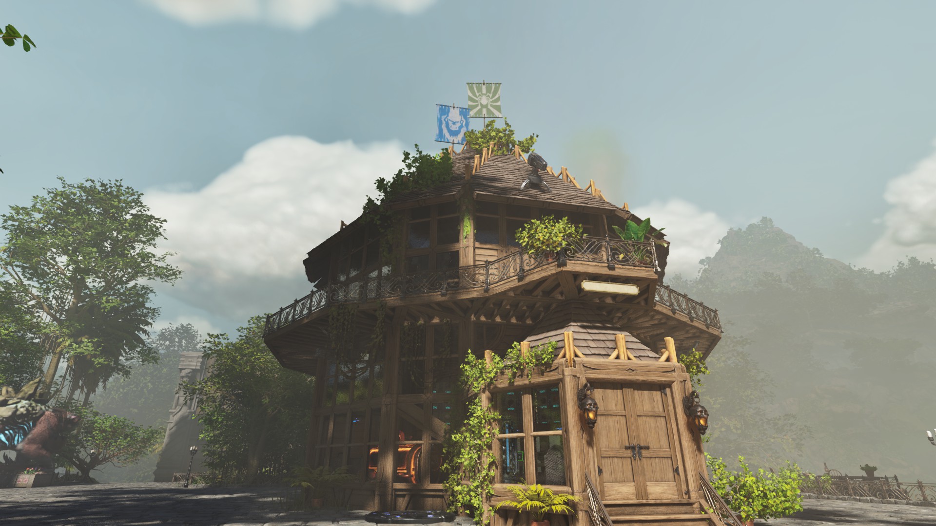 Round big house
