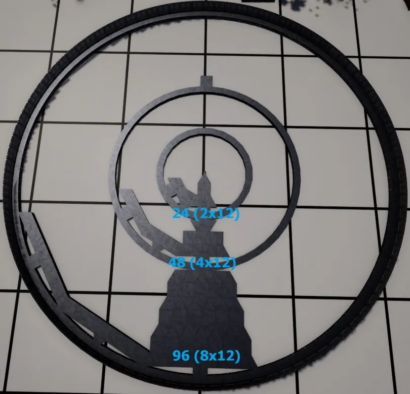 96 ,48, 24 Foundation Rings Ansicht 1