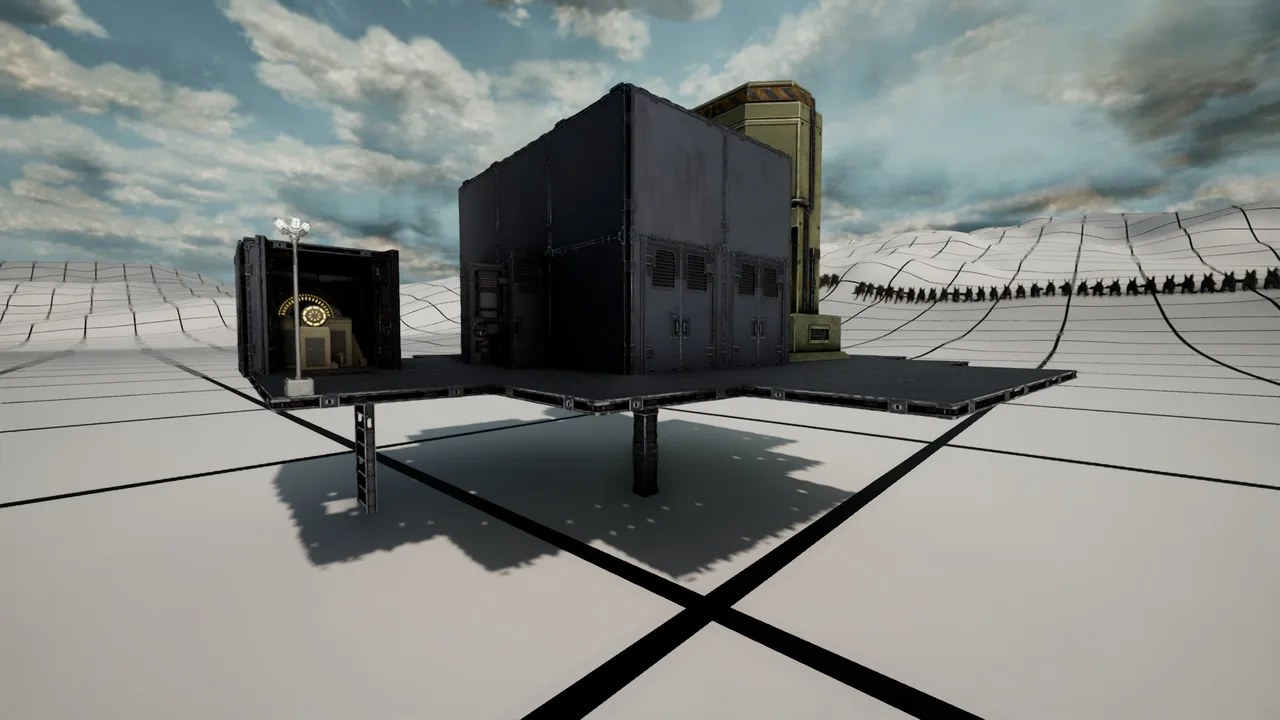 1pillar Simple Iron Farm Base view 1