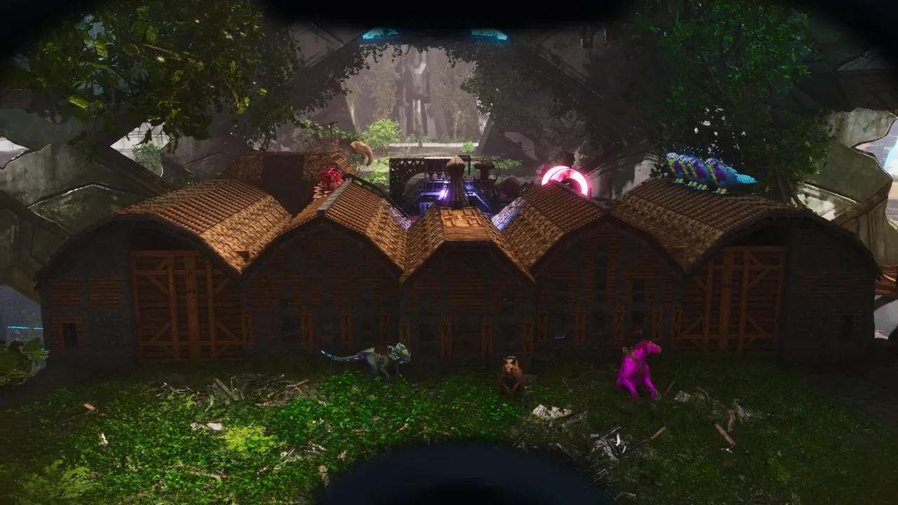 Big barn-like base view 1