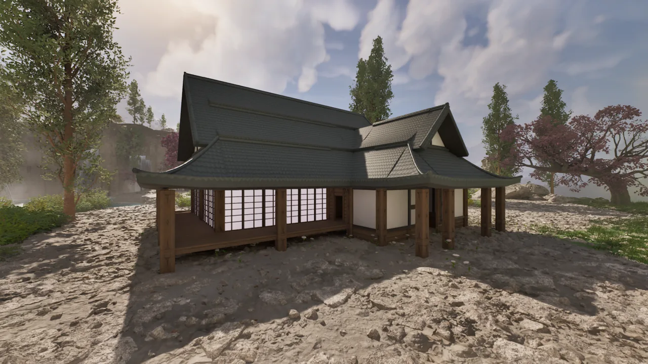 Old Japanese Houses Ansicht 1