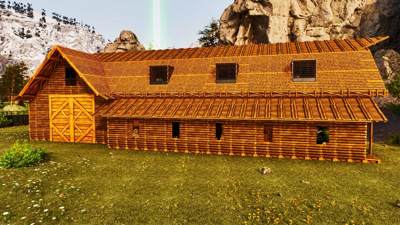 Medium-sized stable view 1