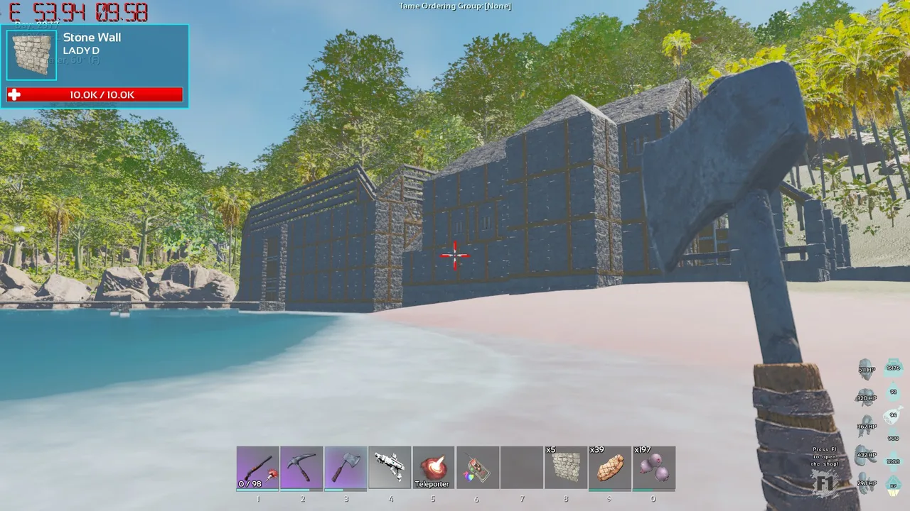 SIMPLE CABIN IN STONE WITH PEN view 1