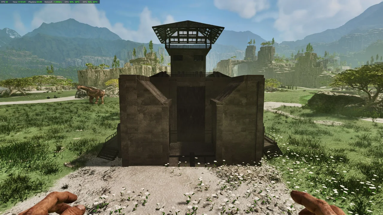Raptor Enclosure view 1