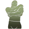 Zelf-knuffel-emote