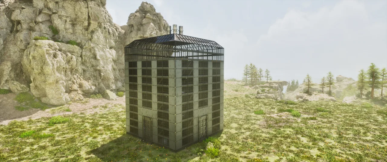 Alles in einem Turm Metall / All in one metal tower view 1