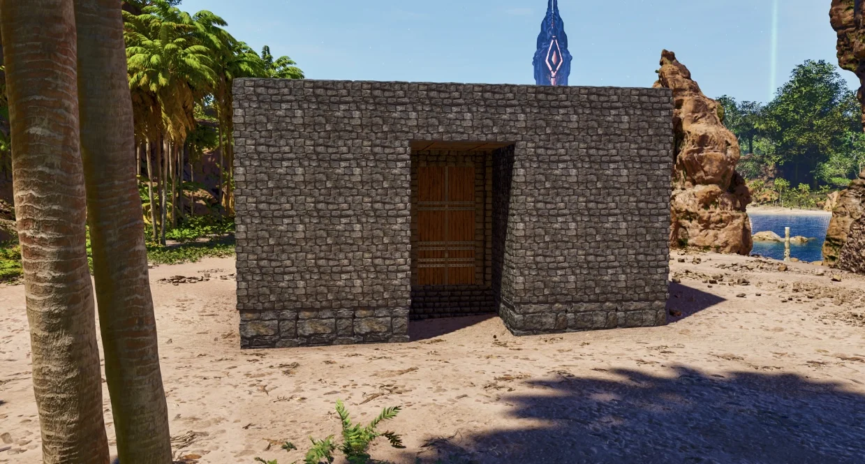 Double Level Stone Starter Base view 1
