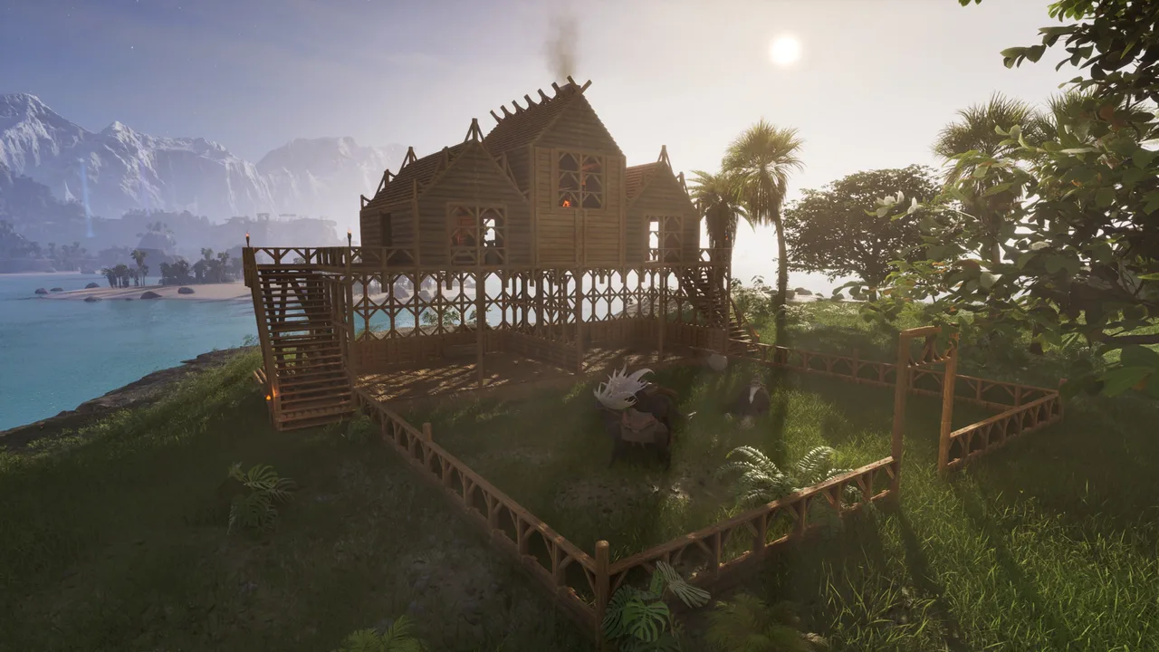 Cabin above Stables view 1