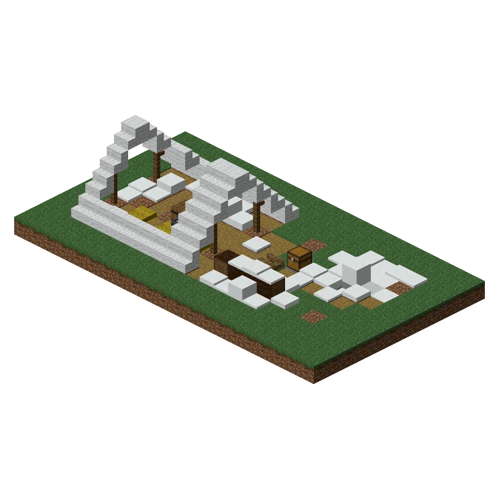 Snowy Taiga Abandoned Camp