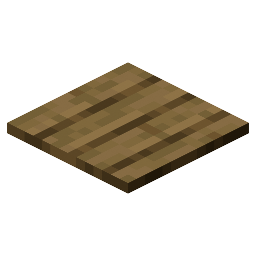 Oak Pressure Plate Crafting Recipe