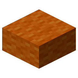 Orange Wool Slab Crafting Recipe (from Orange Wool)