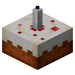 Cake with White Candle