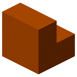 Orange Concrete Stairs Crafting Recipe