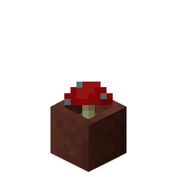 Potted Red Mushroom