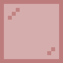 Rote Glasscheibe