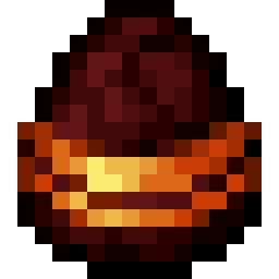 Oeuf d'apparition de cube de magma