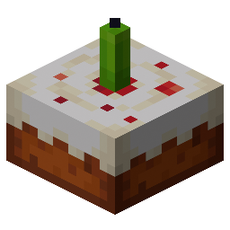 Cake with Lime Candle