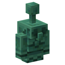 Receta de fabricación: Estatua de gólem de cobre oxidado encerado