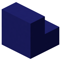 Blue Concrete Stairs