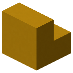 Yellow Concrete Stairs Crafting Recipe
