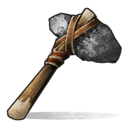 Hacha de piedra