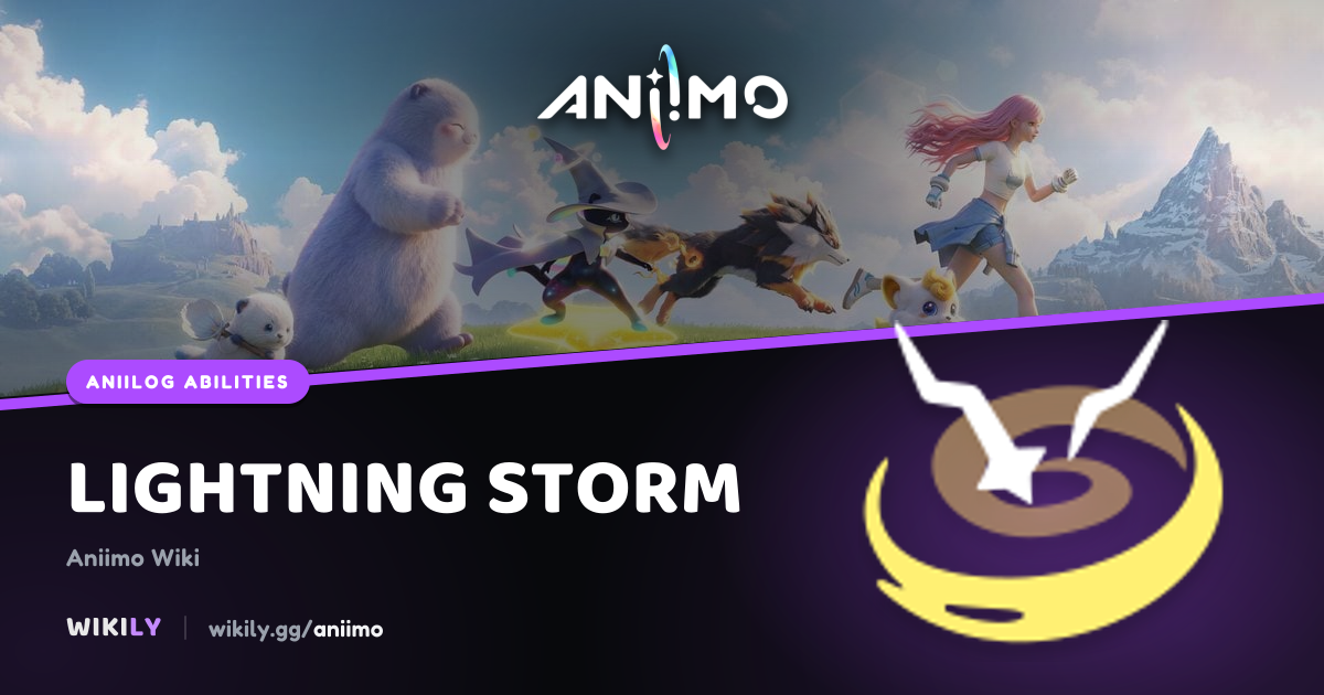 Lightning Storm - Lightning Physical | Aniimo