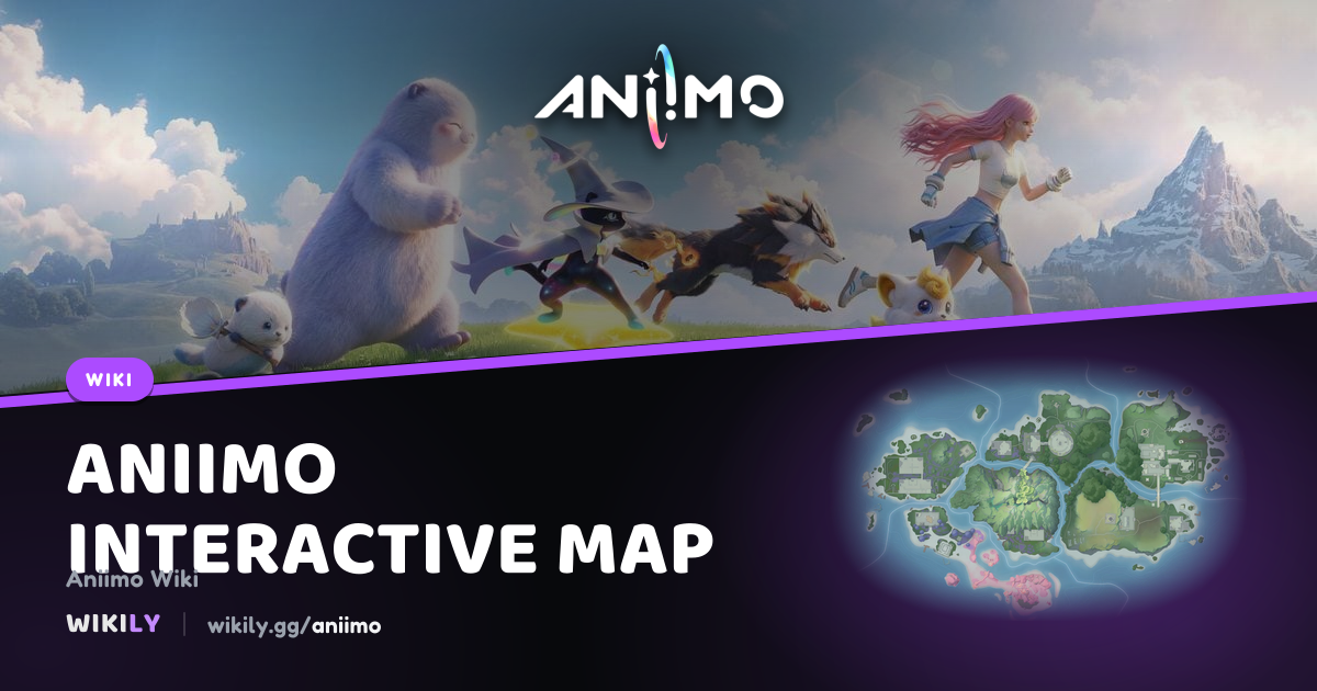 Aniimo Interactive Map - 12,679 Marked Spots