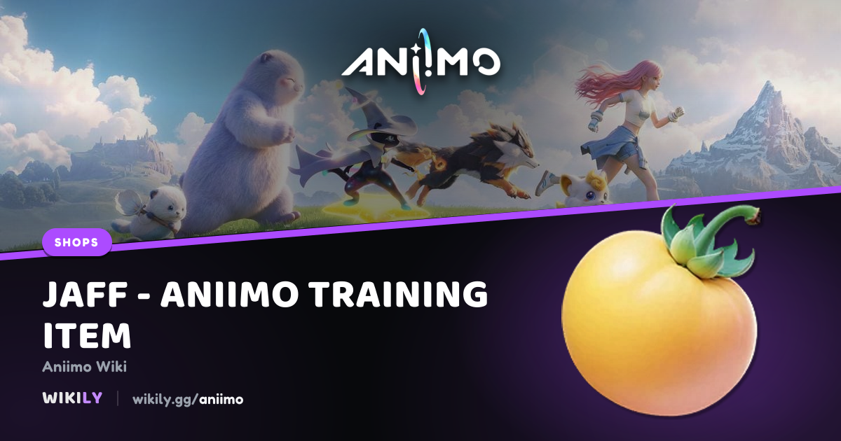 Aniimo Training Item - Stock and Prices | Aniimo