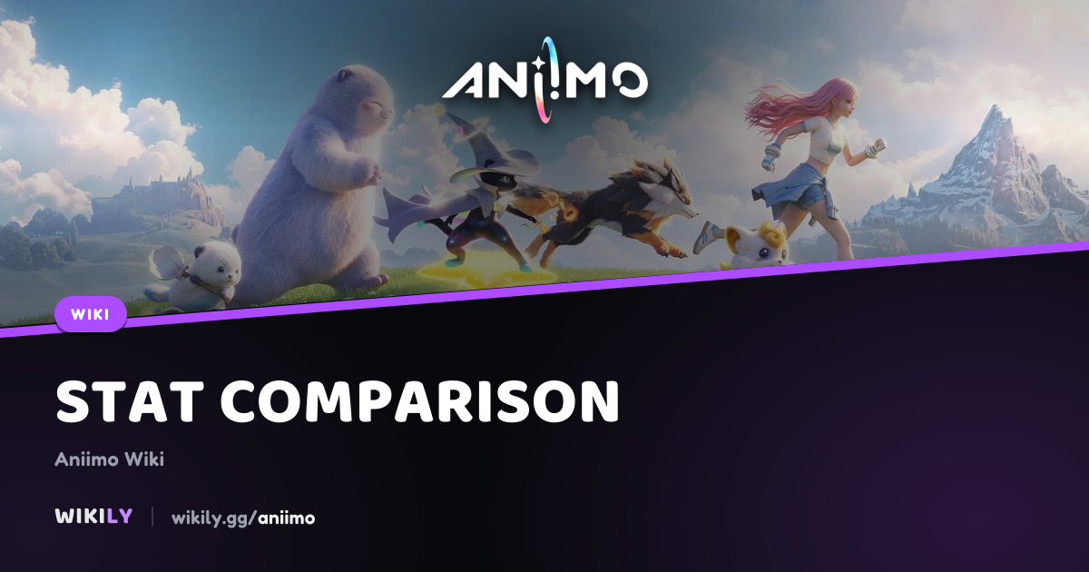 Stat Comparison | Aniimo