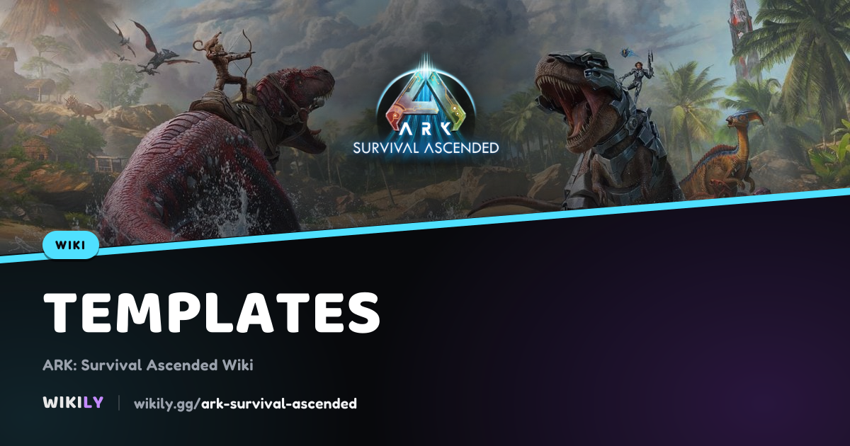 Browse Building Templates | ARK: Survival Ascended Wiki