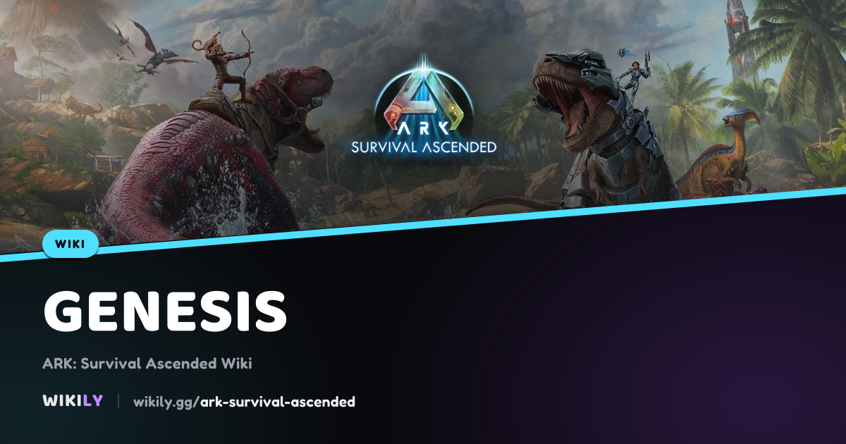 Genesis Resource Map - Spawns & Caves | ARK: Survival Ascended Wiki