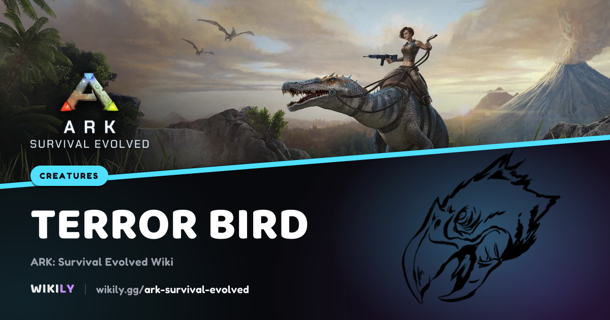 Terror Bird Creature | ARK: Survival Evolved Wiki