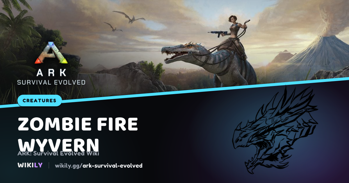 Zombie Fire Wyvern Creature | ARK: Survival Evolved Wiki