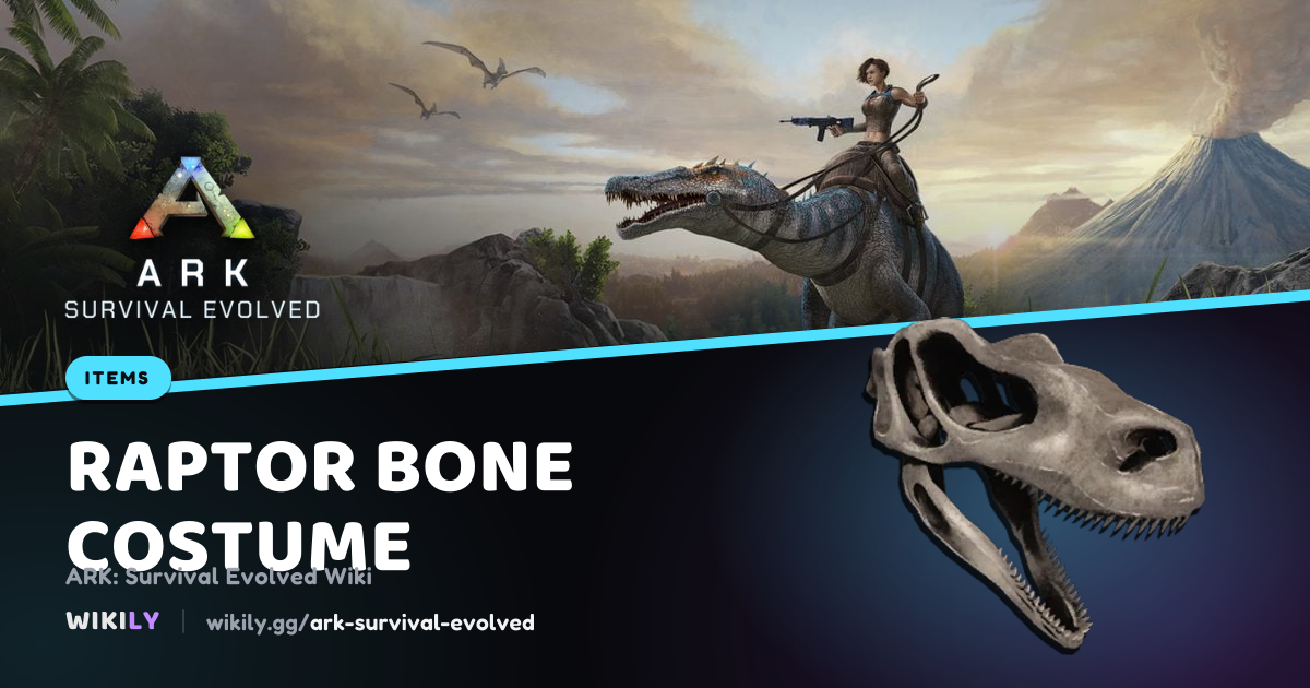 Raptor Bone Costume Item | ARK: Survival Evolved Wiki