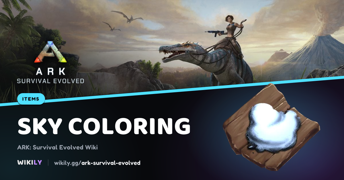 Sky Coloring Item | ARK: Survival Evolved Wiki