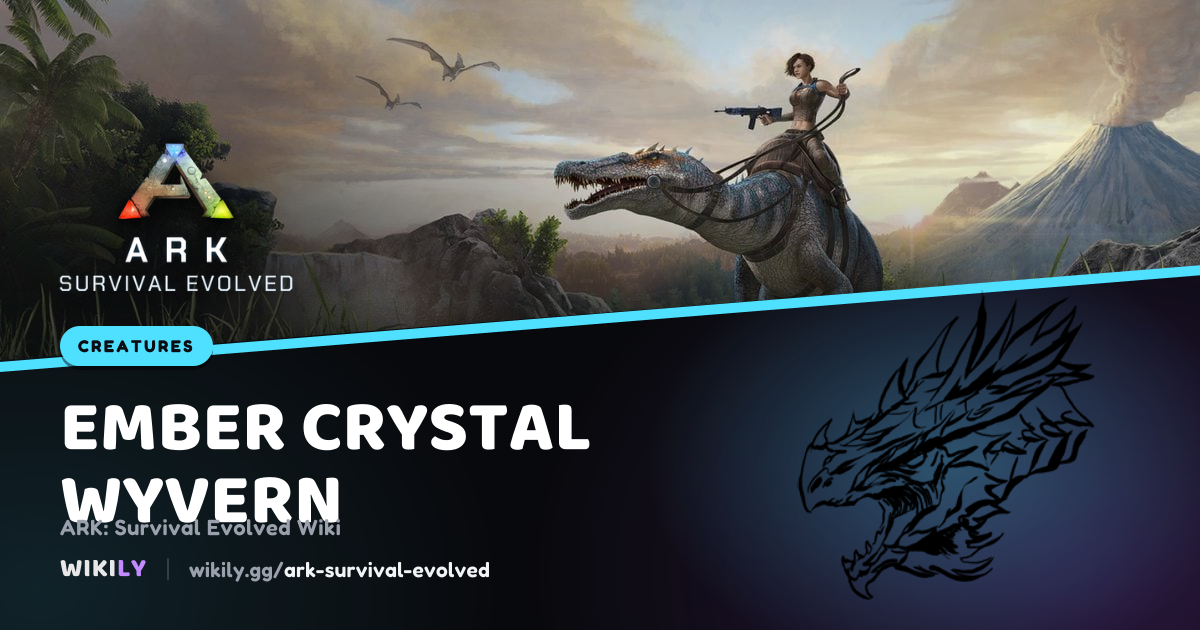 Wyvern de Cristal Ámbar Criatura | ARK: Survival Evolved Wiki