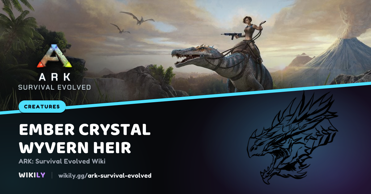 Heredero de Wyvern de Cristal Ámbar Criatura | ARK: Survival Evolved Wiki