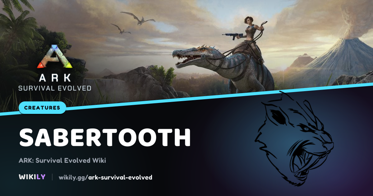 Dientes de sable Criatura | ARK: Survival Evolved Wiki