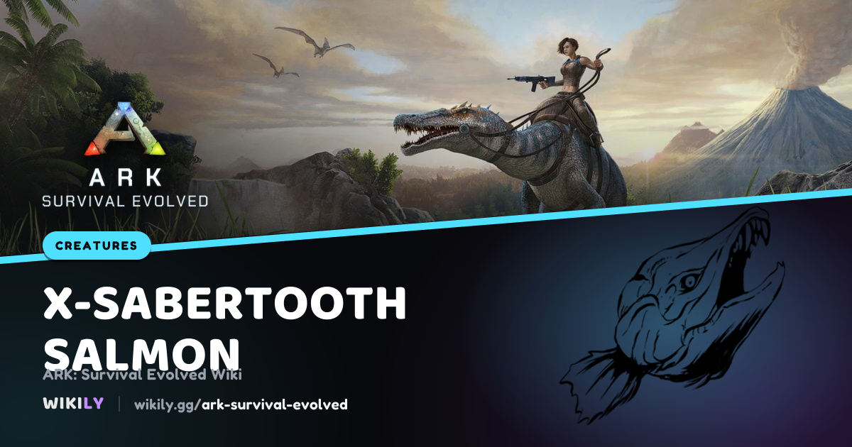 Salmón Dientes de Sable X Criatura | ARK: Survival Evolved Wiki