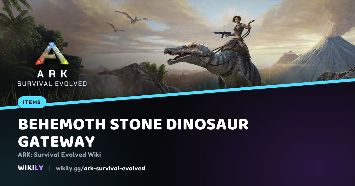 Marco de puerta colosal de piedra para dinosaurios Objeto | ARK ...