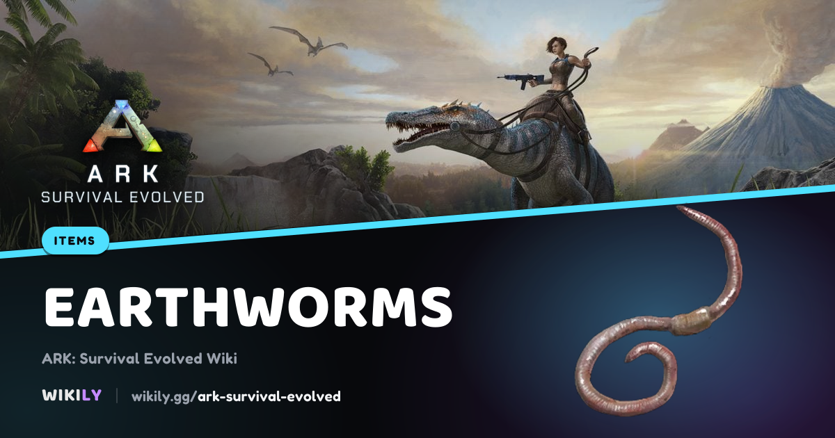 Lombrices de tierra Objeto | ARK: Survival Evolved Wiki